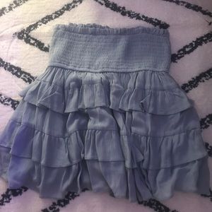 Mini-ruffle skirt